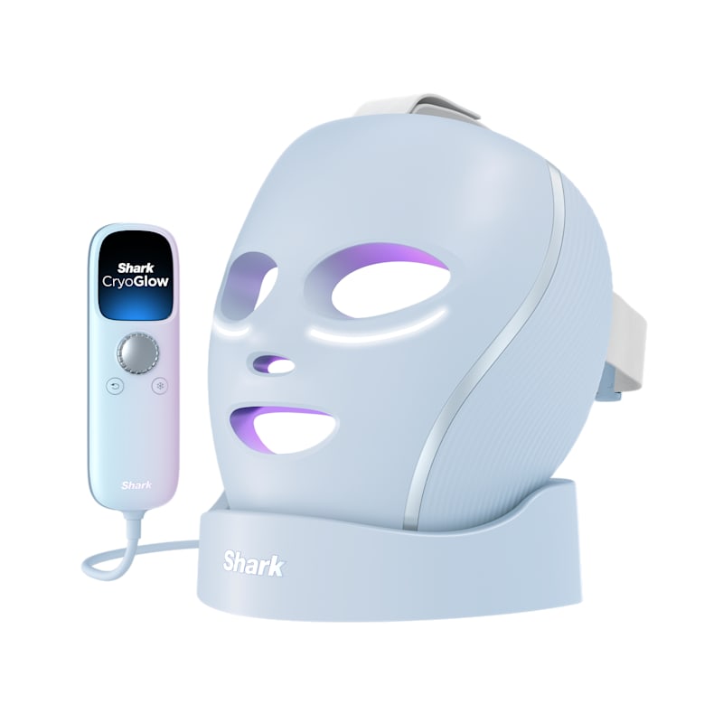 Shark CryoGlow Blemish Repair Mask with Charging Stand – Blue Frost